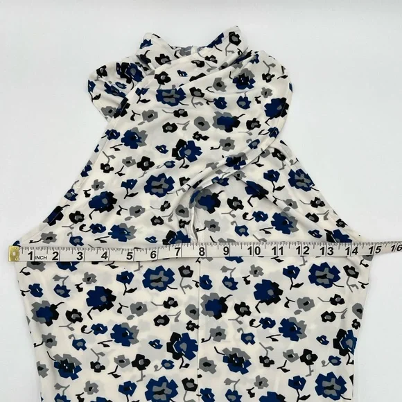 FREE PEOPLE - Floral High Neck Criss-Cross Dress - Picture 10 of 12